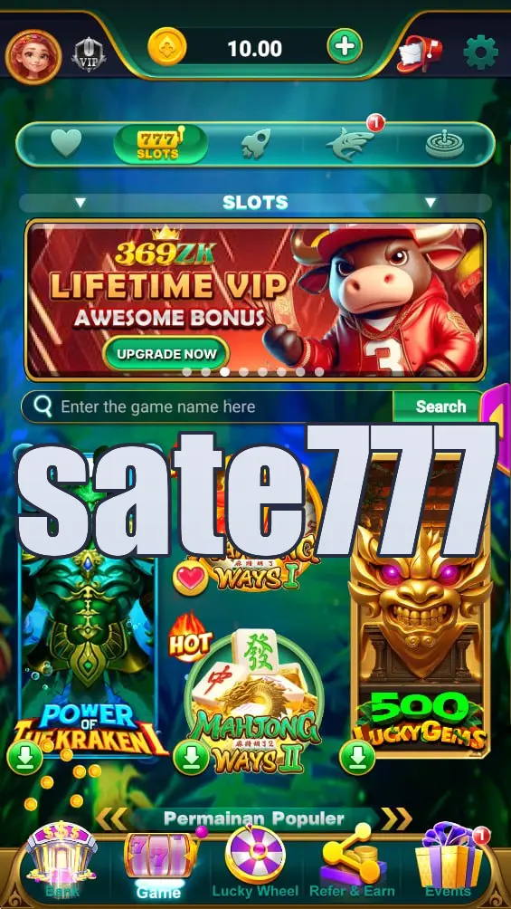 sate777 Masuk